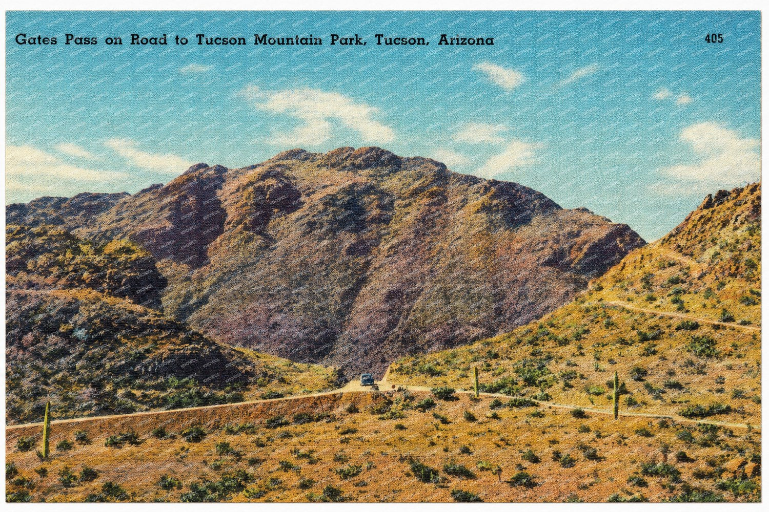 Tucson, AZ: Gates Pass on road to Tucson Mountain Park