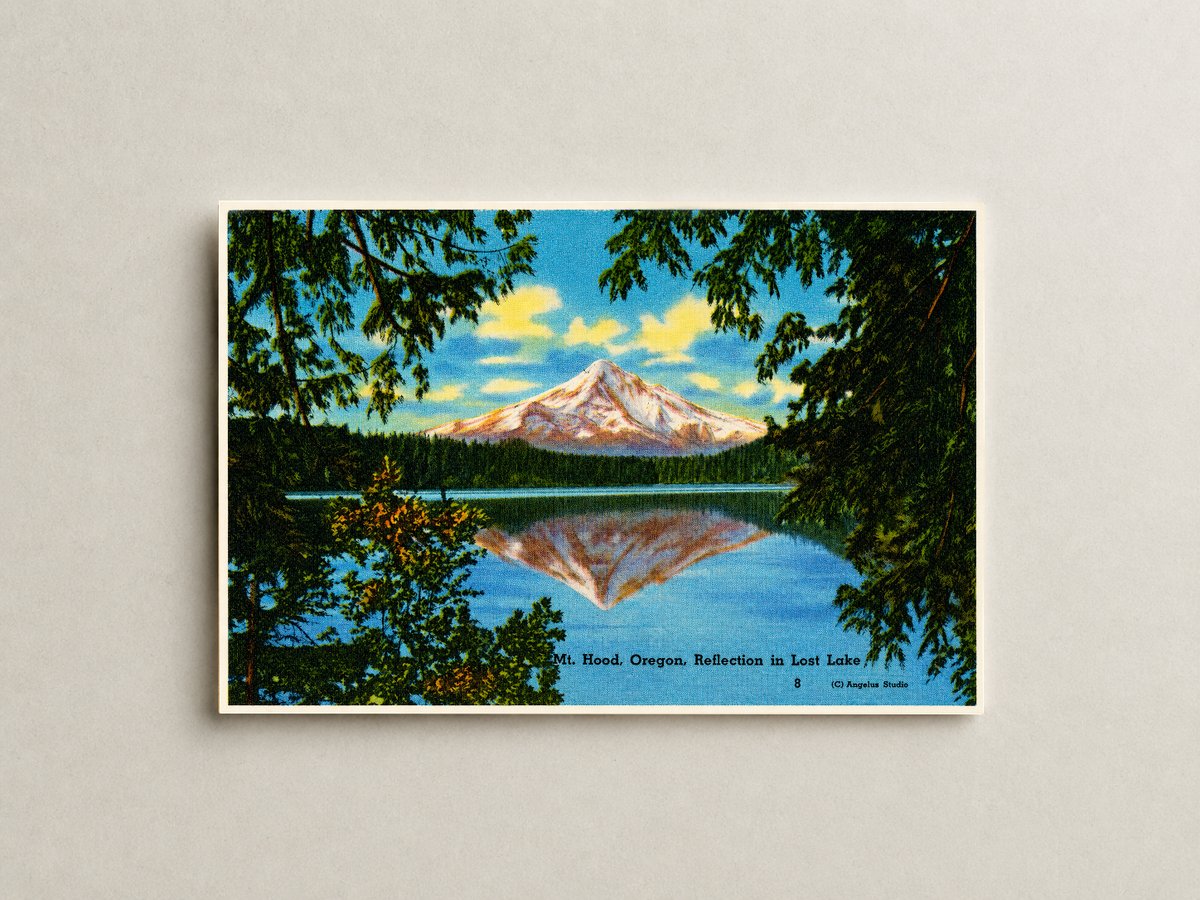 Hood, Mount, OR: Mt. Hood, Oregon, reflection in Lost Lake