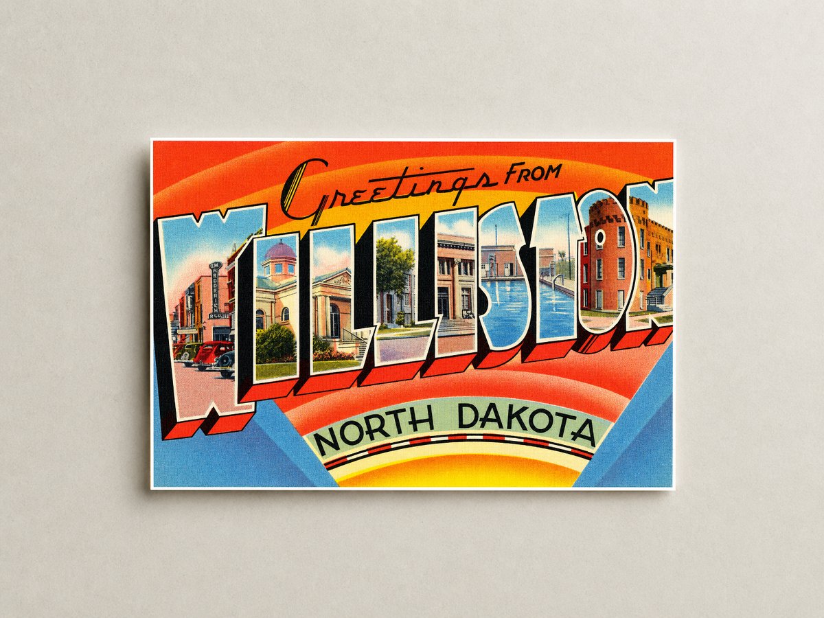 Williston, ND: Greetings from Williston