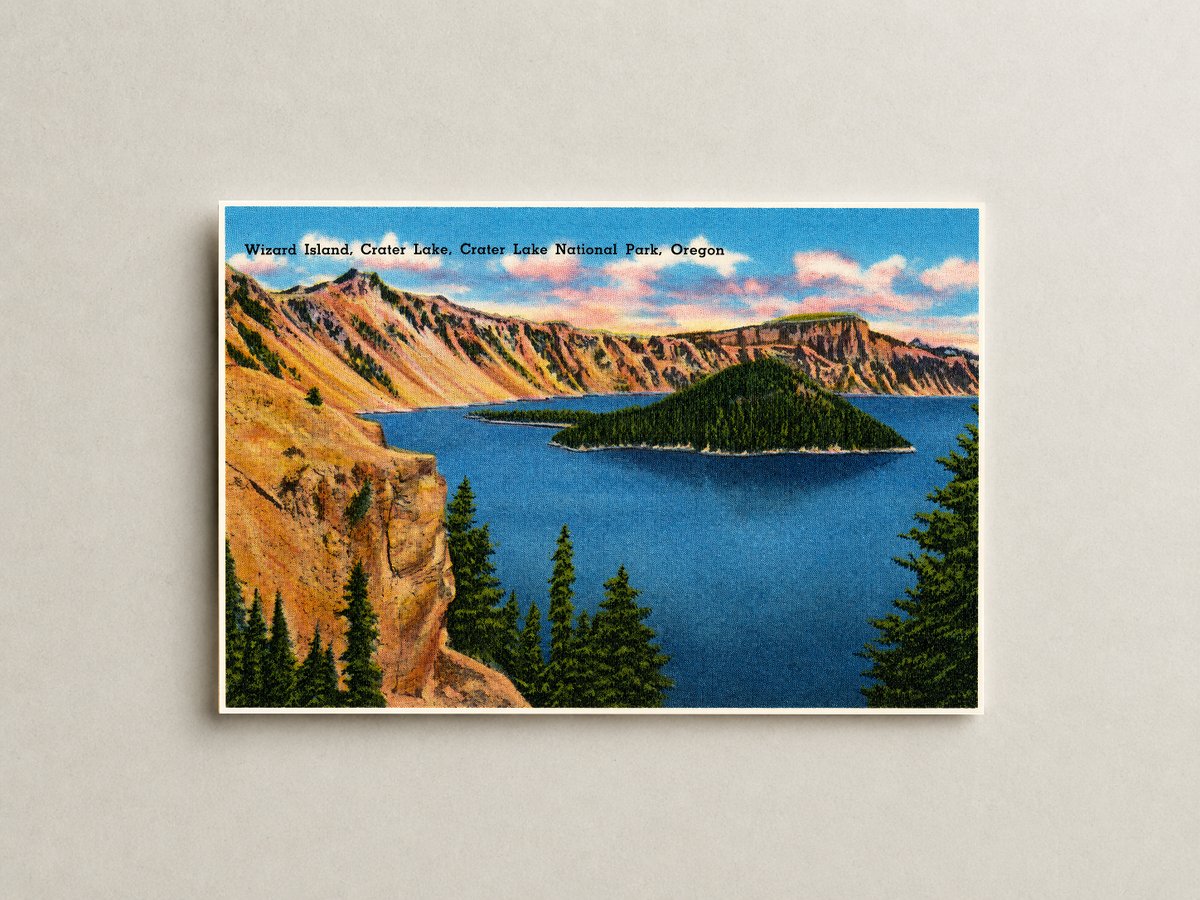 Wizard Island, OR: Wizard Island, Crater Lake, Crater Lake National Park