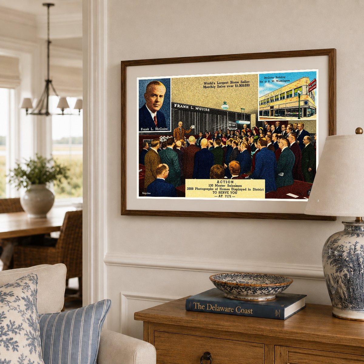 Portland, OR: Frank L. McGuire, world's largest home seller, monthly sales over $1,000,000