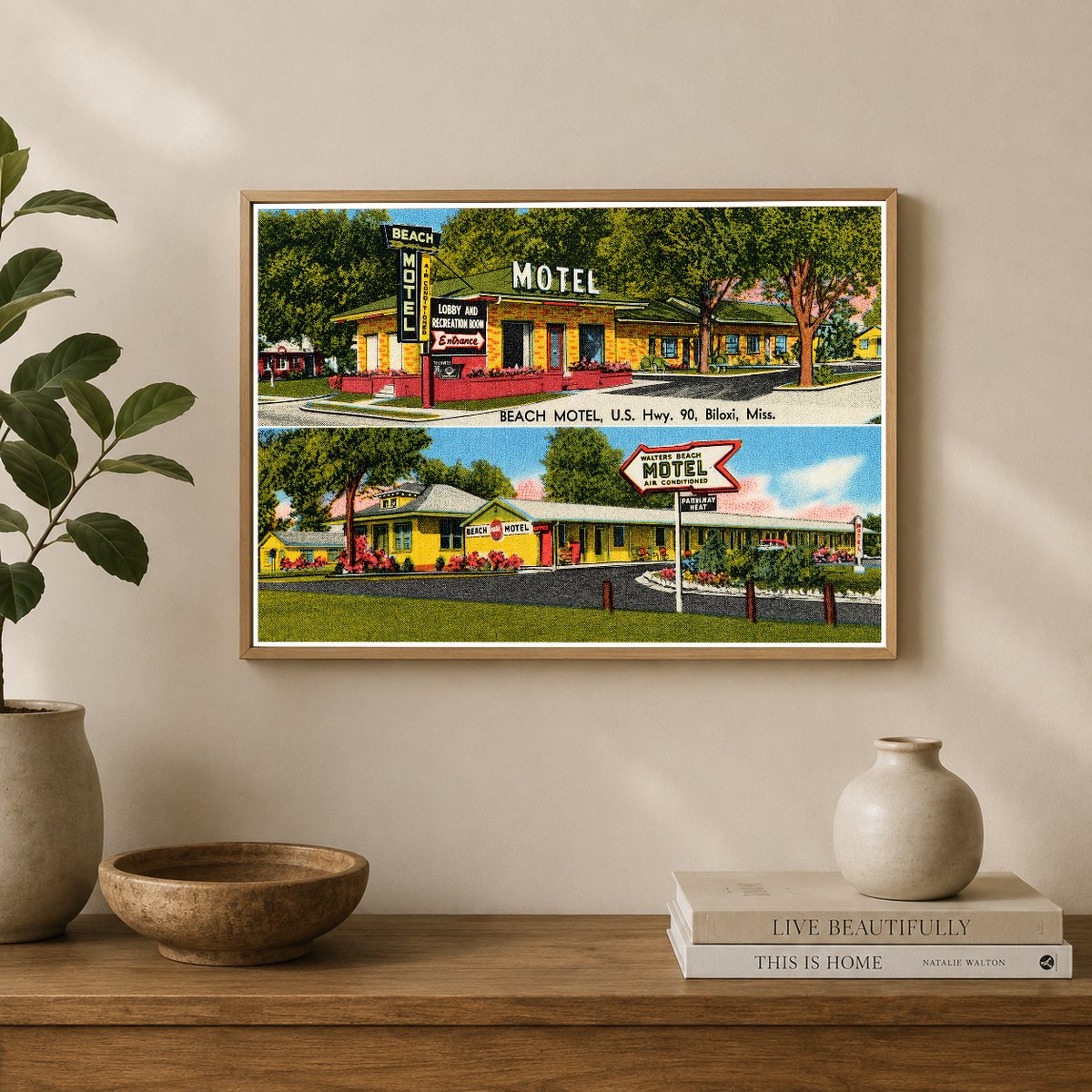 Biloxi, MS: Beach Motel, U.S. Hwy. 90
