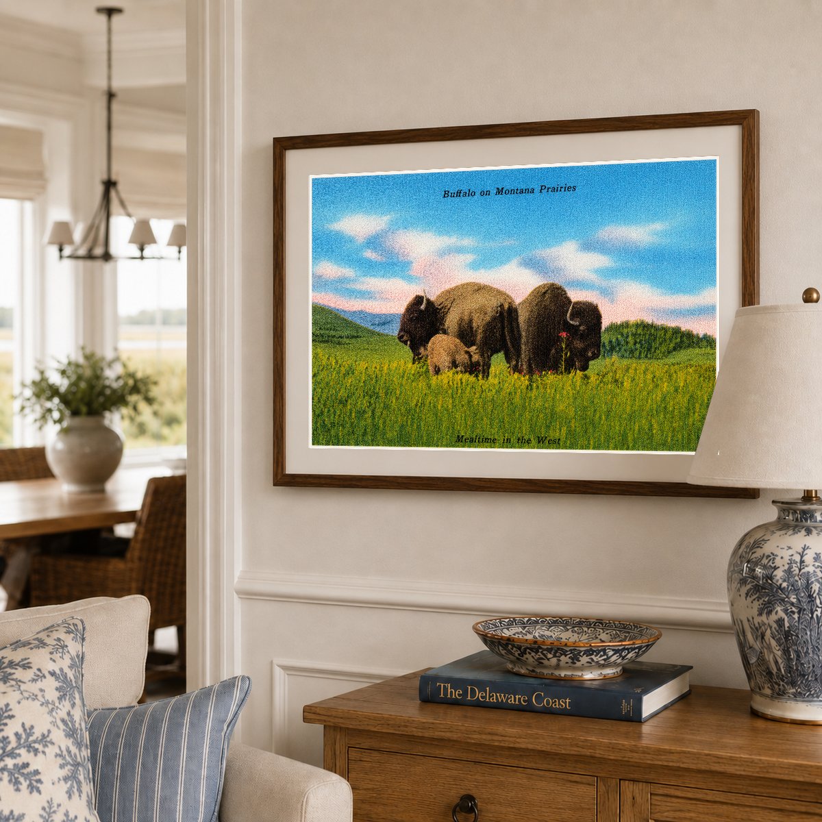 MT: Buffalo on Montana Prairies
