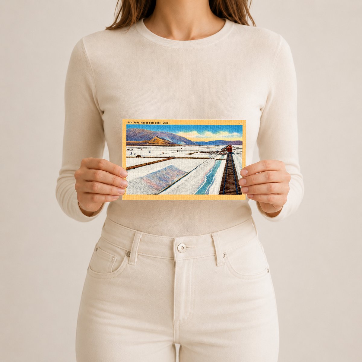 Great Salt Lake, UT: Salt beds