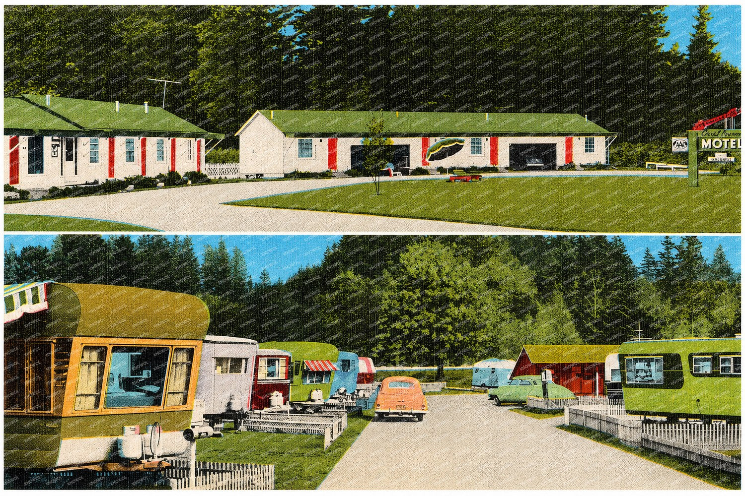 Bellingham, WA: Crest Haven Motel and Trailer Park, 2400 Samish Highway on 99 south