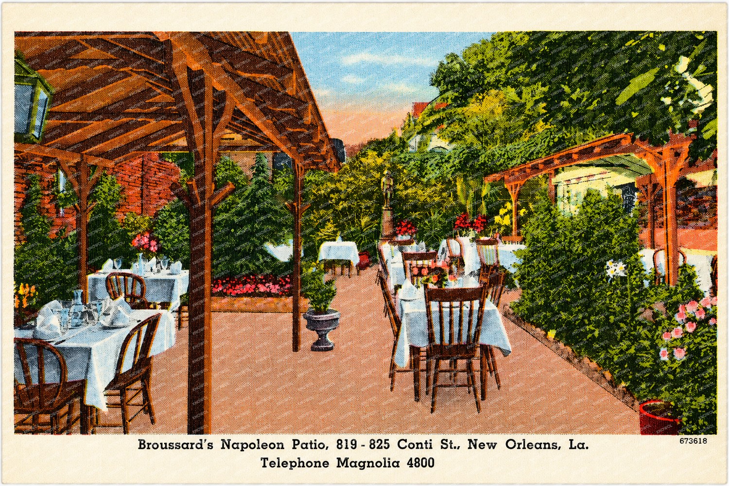 New Orleans, LA: Broussard's Napoleon Patio, 819-825 Conti St.