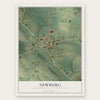 Newburg, Cumberland County, Pennsylvania map print, the full design