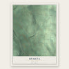 Sparta, New York map print, the full design