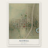 Maxwell, New Mexico map print, the full design