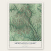 Newington Forest, Virginia map print, the full design