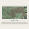 Millcreek, Utah map print, the full design