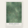 Bethel Springs, Tennessee map print, the full design