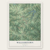 Williamstown, Kentucky map print, the full design