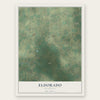 Eldorado, Wisconsin map print, the full design
