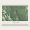 Petersburg, Tennessee map print, the full design