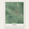 Magee, Mississippi map print, the full design