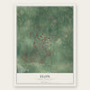 Elon, North Carolina map print, the full design