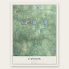 Cannon, Michigan map print, the full design
