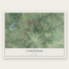 Caseyville, Illinois map print, the full design