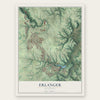 Erlanger, Kentucky map print, the full design