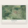 Gonvick, Minnesota map print, the full design