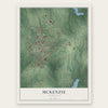 McKenzie, Tennessee map print, the full design