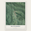 Miltonsburg, Ohio map print, the full design