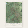 Fruit Heights, Utah map print, the full design
