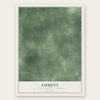 Emmett, St. Clair County, Michigan map print, the full design