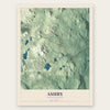 Ashby, Massachusetts map print, the full design