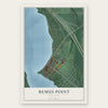 Bemus Point, New York map print, the full design