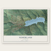 Nederland, Colorado map print, the full design