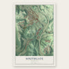 Southgate, Kentucky map print, the full design