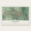 Waldwick, New Jersey map print, the full design