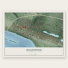 Highspire, Pennsylvania map print, the full design