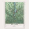 Tallassee, Alabama map print, the full design
