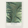 Juliaetta, Idaho map print, the full design