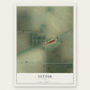 Yetter, Iowa map print, the full design
