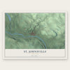 St. Johnsville, New York map print, the full design