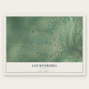 Lockesburg, Arkansas map print, the full design