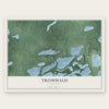 Trommald, Minnesota map print, the full design