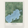 Sumner, Jefferson County, Wisconsin map print, the full design