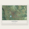 Colville, Washington map print, the full design