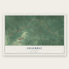 Chackbay, Louisiana map print, the full design