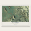 Kingston, Utah map print, the full design