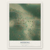 Deering, North Dakota map print, the full design