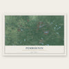 Pemberton, Burlington County, New Jersey map print, the full design