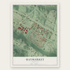 Haymarket, Virginia map print, the full design