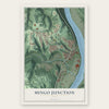 Mingo Junction, Ohio map print, the full design