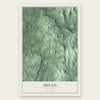 Milan, New York map print, the full design